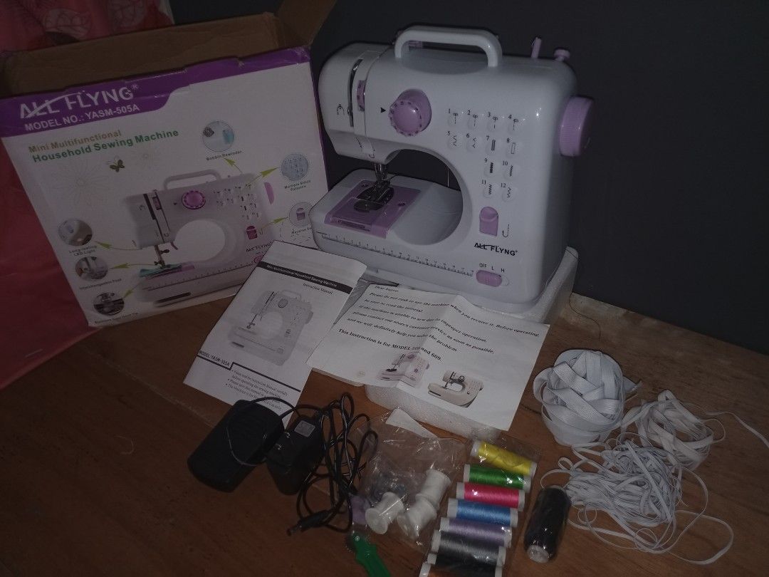 Multifunctional Sewing Machine (Category: Other Home Appliances) located in Valenzuela. Submitted by wearitbabe.hk (Listing ID 1460751888, Image 2). Description: ✨ Bought for ₱1,140 — letting go for only ₱800! 📌 5 months old 📌 Barely used / unused — selling because I’ve been too busy to use it 📌 Complete with inclusions such as threads, garter, and other accessories 📌 With original box & manual Perfect for beginners and for simple sewing proj