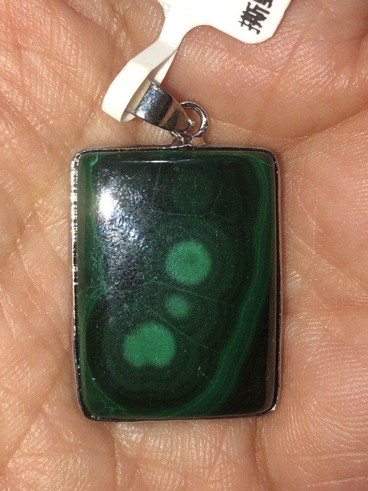 MY MALACHITE PENDANT (Category: Charms) located in Quezon City. Submitted by thestoreofhappinessph (Listing ID 1460799133, Image 2). Description: Malachite pendant Malachite is an alternative birthstone for the month of May. Malachite is considered a protection stone, which historically has been used to ward off danger and fight illness. With its deep green colour, Malachite naturally represents new life, rebirth and energy. MOP GCASH. SHIPS VIA 