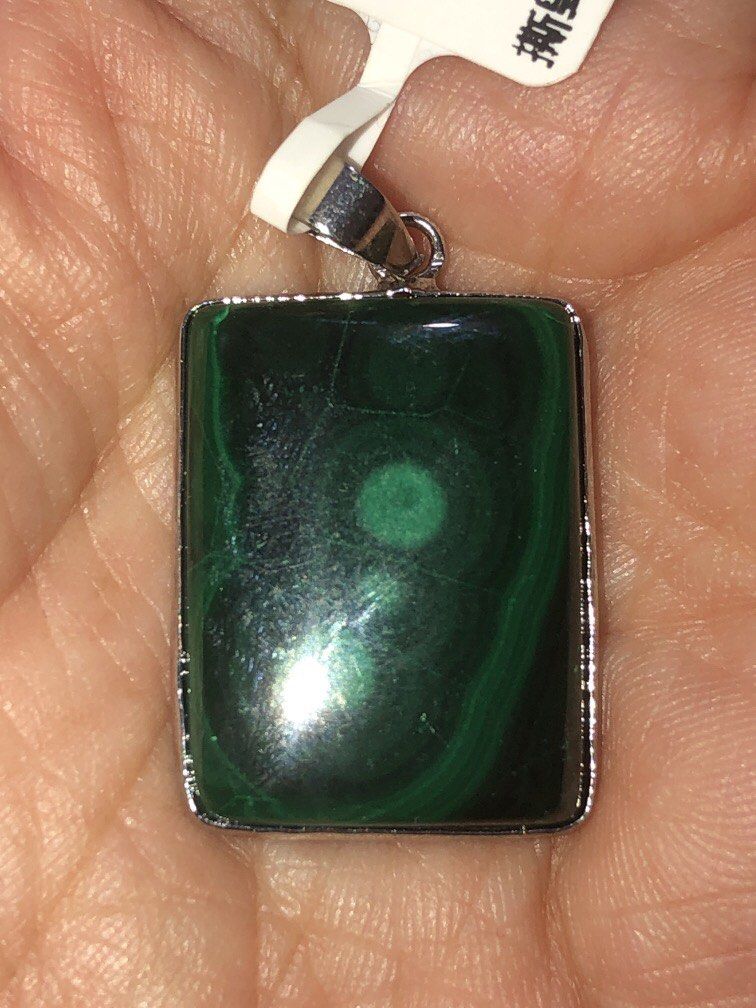 MY MALACHITE PENDANT (Category: Charms) located in Quezon City. Submitted by thestoreofhappinessph (Listing ID 1460799133, Image 1). Description: Malachite pendant Malachite is an alternative birthstone for the month of May. Malachite is considered a protection stone, which historically has been used to ward off danger and fight illness. With its deep green colour, Malachite naturally represents new life, rebirth and energy. MOP GCASH. SHIPS VIA 