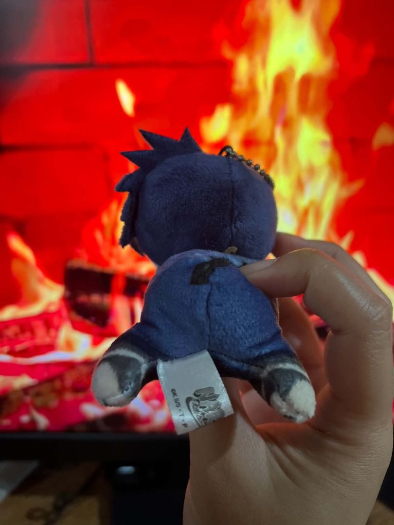 NARUTO Anime Plush Toy Keychain (Category: Plushies & Soft Toys) located in Davao. Submitted by ajonlineshop.24 (Listing ID 1460745383, Image 3). Description: - Adorable anime plush toy with keychain attachment. - Features dark blue spiky hair and a striped outfit. - Palm-sized, perfect for decorating bags or keys. - A must-have for any anime fan's collection!.