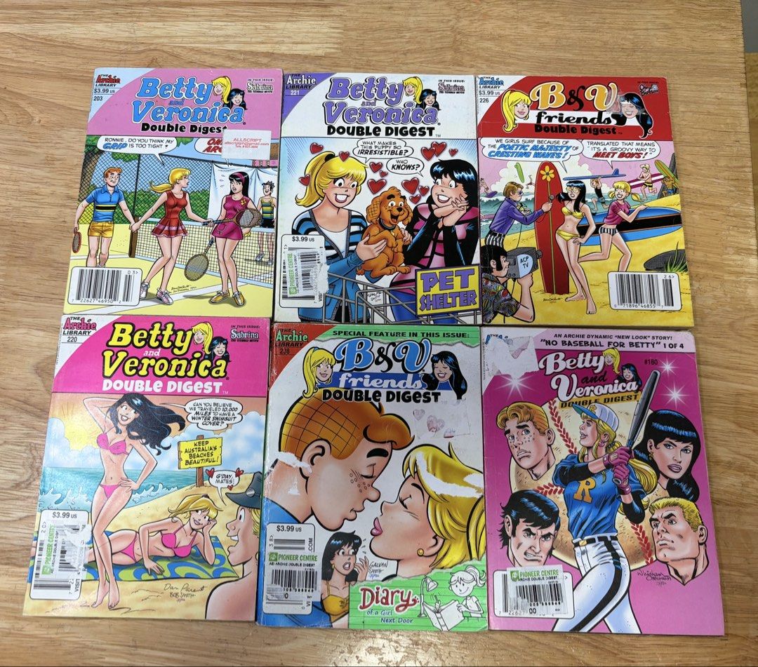 New Betty & Veronica (Category: Comics & Manga) located in Marikina City. Submitted by thrifty_trinkets_by_anais (Listing ID 1460817271, Image 1). Description: 🌸 Selling own preloved/brand new items for less - EVERYTHING is negotiable as long as REASONABLE in price 🤗 🙏🏻 Please also check my account for more marked down items 🫶 📍Marikina near S&R/Uniqlo 💳 Maribank/Maya/Gcash 🏍️ Grab/Lalamove/J&T (by schedule) 🗓️ Offers/Reservations will b