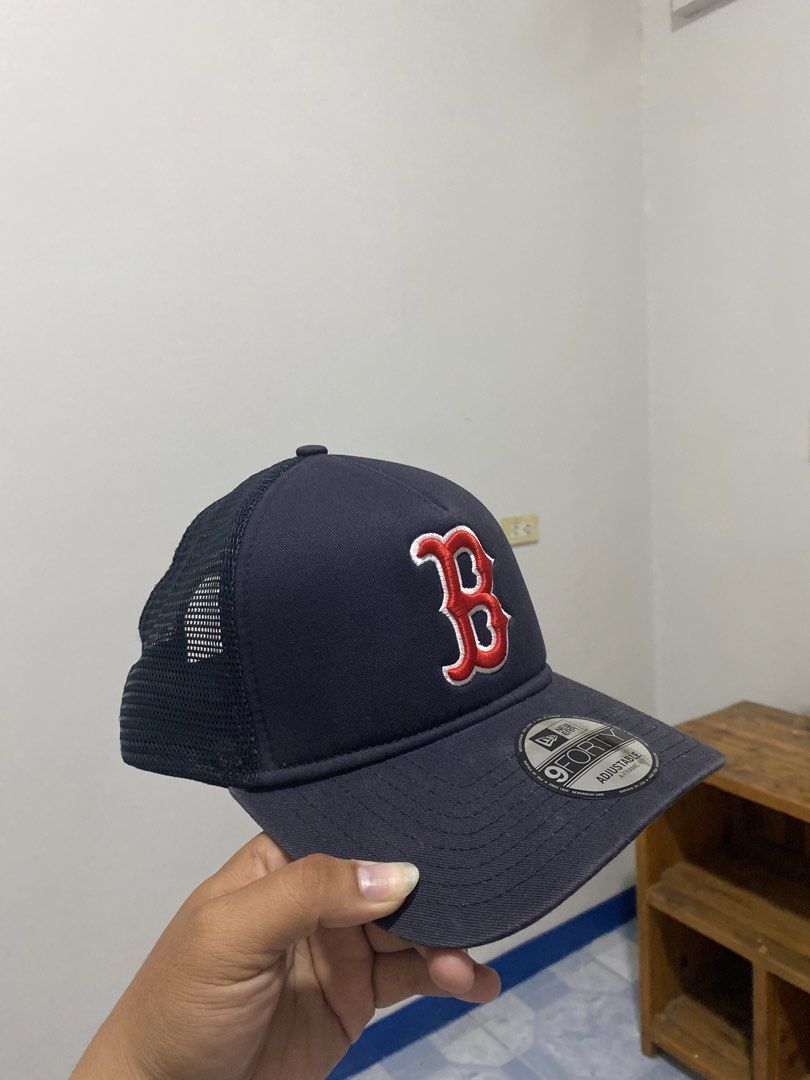 New Era Boston Red Sox 9Forty A-Frame Cap (Category: Caps & Hats) located in Asturias. Submitted by zajk_hero (Listing ID 1460889156, Image 2). Description: New Era Boston Red Sox 9Forty A-Frame Cap OSFM Excellent Condition Color rate: 9/10.