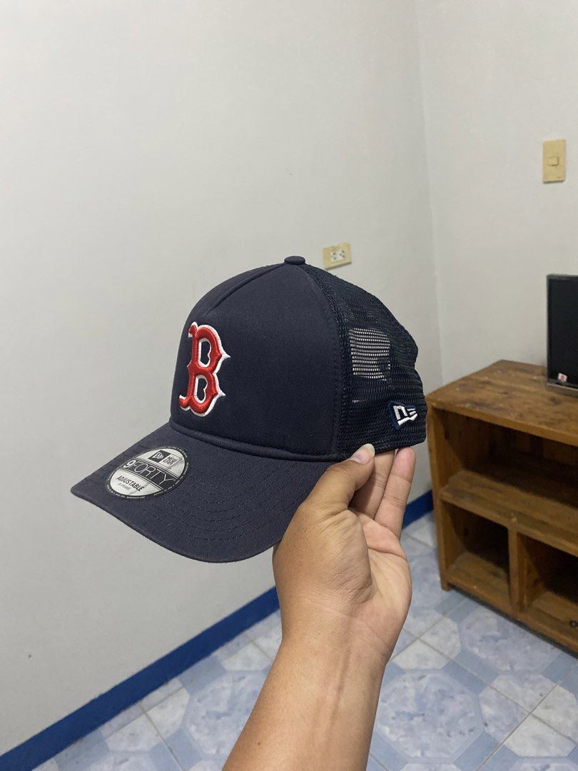 New Era Boston Red Sox 9Forty A-Frame Cap (Category: Caps & Hats) located in Asturias. Submitted by zajk_hero (Listing ID 1460889156, Image 1). Description: New Era Boston Red Sox 9Forty A-Frame Cap OSFM Excellent Condition Color rate: 9/10.