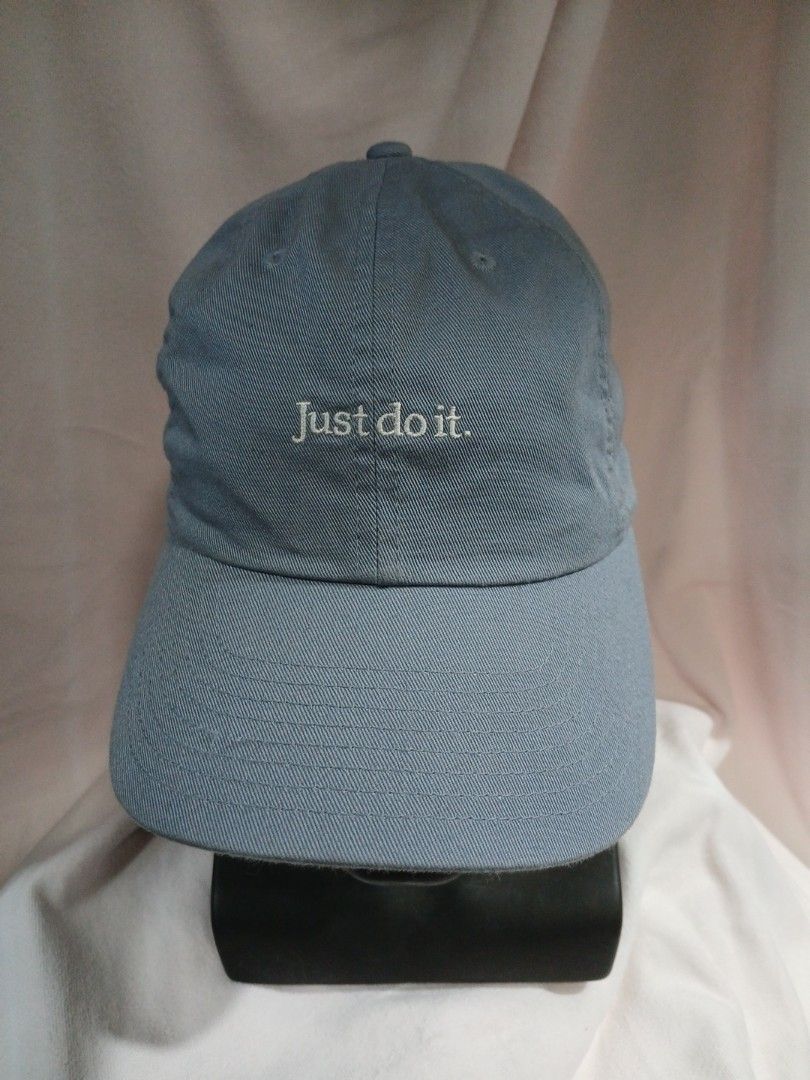 Nike Cap (Category: Caps & Hats) located in La Trinidad. Submitted by dashopperist (Listing ID 1460774089, Image 1). Description: - Blue Nike Cap - Embroidered 'Just Do It' on front - Nike logo on back - Adjustable strap for a comfortable fit - Made from 100% cotton - One size fits most - Ideal for everyday wear.