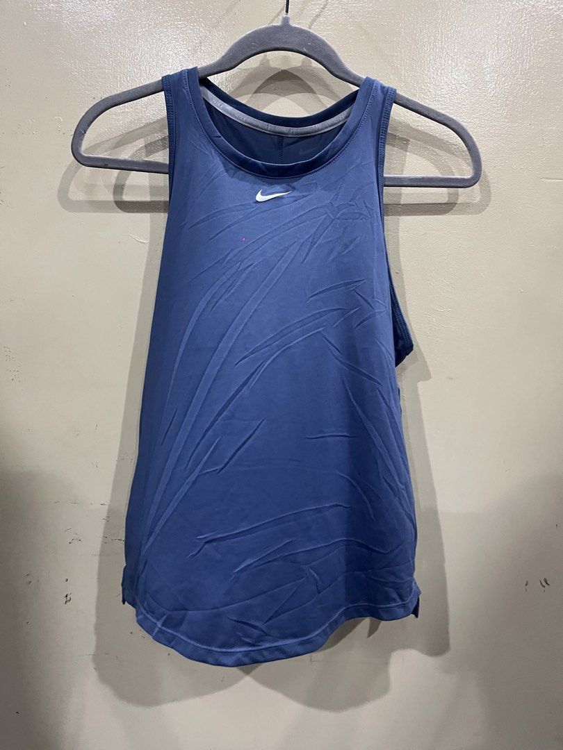 Nike Classic Drifit Tank Top / Pale Blue / Medium (Category: Activewear) located in Camalaniugan. Submitted by anarchymonopoly052128 (Listing ID 1460912298, Image 1). Description: Width: 17 Inches Length: Front 23 Inches x Back 24 Inches .
