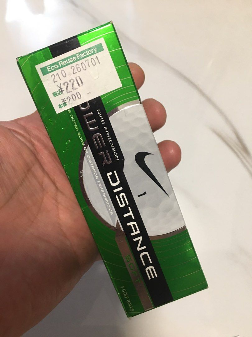 NIKE SOFT GOLF BALLS ( 3 pcs.) (Category: Golf) located in Pasay City. Submitted by gilbertso62551 (Listing ID 1460849091, Image 1). Description: - Brand: Nike - Model: Power Distance Soft - Quantity: 3 golf balls per pack - Features: Designed for distance performance, soft compression core, and enhanced feel. - Ideal for: Golfers seeking longer drives and improved shot accuracy..