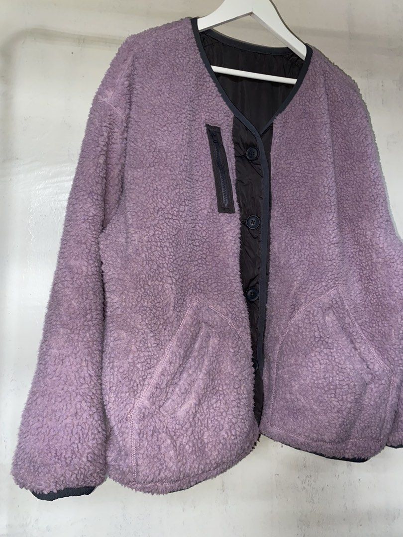Niko And - Reversible Fleece and Quilted Snap Front Jacket (Category: Coats, Jackets and Outerwear) located in Puerto Princesa. Submitted by something___. (Listing ID 1460764863, Image 2). Description: Niko And - Reversible Fleece and Quilted Snap Front Jacket Tagged Size: 4/Large (Dimension) Length: 28 Width: 25.5 Condition: Excellent Color rate: 9.4 Flaws: None.