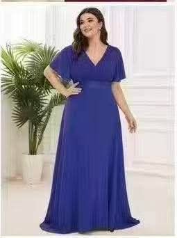 Ninang Gown (Category: Evening dresses & gowns) located in Manila. Submitted by nikita02_kara (Listing ID 1460841680, Image 2). Description: 📌Korean ninang gown garterized at the back with lining assorted colors fit large xl.