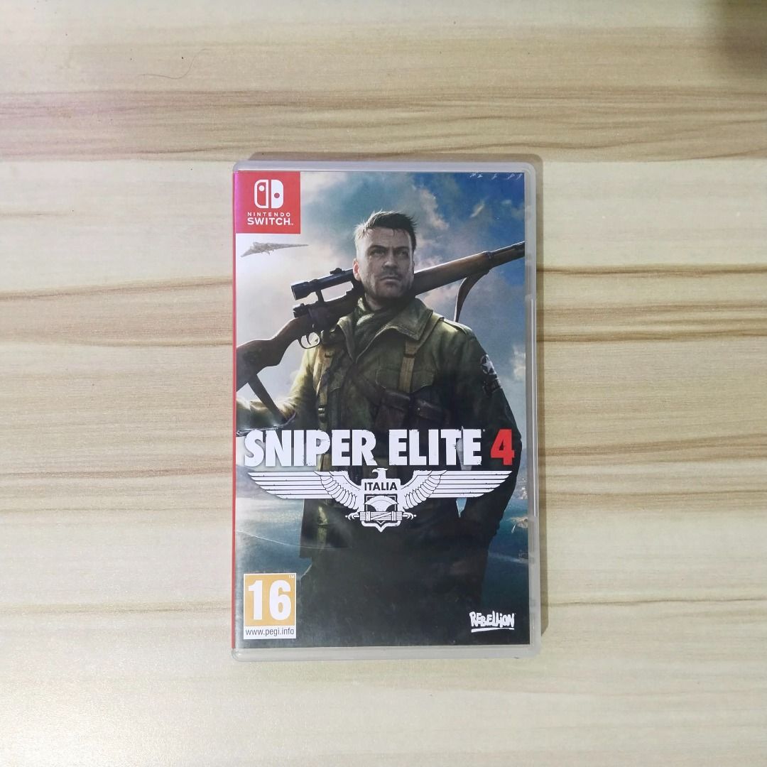 Nintendo Switch Sniper Elite 4 (Category: Nintendo) located in Tagum. Submitted by oliverosagusila (Listing ID 1460749536, Image 1). Description: Sniper Elite 4 Price: 1,200 Condition: good condition complete with case, clean pins and fully functional MOP: i do accept gcash payment and willing to do LBC COP/COD, i just need downpayment for shipping to avoid bugos buyer..
