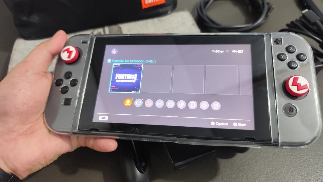 Nintendo Switch v2 "FOR SALE" (Authentic) (Category: Nintendo) located in Taguig. Submitted by love.figures.toy.shop (Listing ID 1460914537, Image 3). Description: Nintendo Switch v2 Complete Set Authentic Nintendo Product From Osaka, Japan "No Box" Come with: - Travel Bag - Travel Pouch - Thumb Grip - Protective Case (Tablet and Joycons) - Thumb Grip Protector - 64gb SD Card.