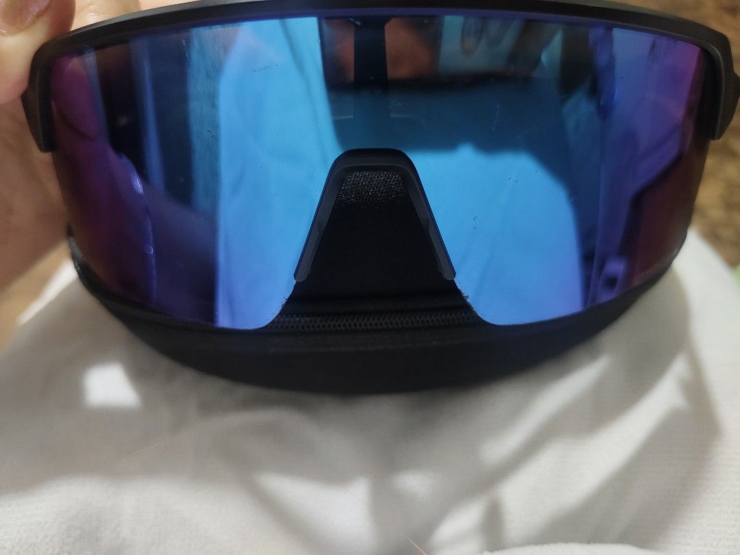 Oakley Sutro Sunglasses with Case (Category: Sunglasses & Eyewear) located in Caloocan City. Submitted by loralievil28183 (Listing ID 1460853391, Image 1). Description: - Oakley Sutro Sunglasses - Black Frame - Blue/Purple Mirrored Lenses - Includes Original Hard Case - Ideal for Sports and Everyday Wear.