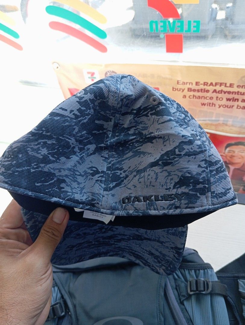 Oakley Tincan Cap Tiger Mountain Camo (Category: Caps & Hats) located in Manila. Submitted by jzk25 (Listing ID 1460809165, Image 3). Description: - Brand: Oakley - Model: Tincan Cap - Pattern: Tiger Mountain Camo - Size: S/M - Condition: Brand new with tags attached - Ideal for: Skate or surf.