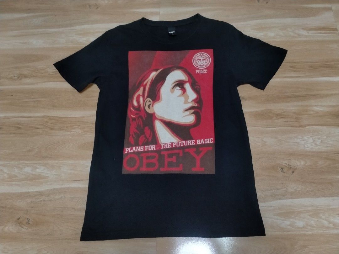 OBEY PLANS FOR THE FUTURE TSHIRT (Category: Tshirts & Polo Shirts ) located in Cabuyao City. Submitted by Bike_Clothing10 (Listing ID 1460735574, Image 2). Description: READ FIRST... FOR SALE: OBEY PLANS FOR THE FUTURE TSHIRT Excellent Condition Looks New No crack print Small on Tag Small to M Fit Dimes: 18 x 27 inches PRICE: 1K + SF PICK UP OR SHIPPING ONLY LOCATION: Cabuyao Laguna -NO COD/COP- DM FOR INQUIRIES ...