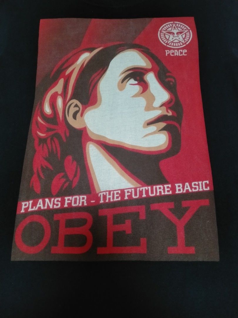 OBEY PLANS FOR THE FUTURE TSHIRT (Category: Tshirts & Polo Shirts ) located in Cabuyao City. Submitted by Bike_Clothing10 (Listing ID 1460735574, Image 3). Description: READ FIRST... FOR SALE: OBEY PLANS FOR THE FUTURE TSHIRT Excellent Condition Looks New No crack print Small on Tag Small to M Fit Dimes: 18 x 27 inches PRICE: 1K + SF PICK UP OR SHIPPING ONLY LOCATION: Cabuyao Laguna -NO COD/COP- DM FOR INQUIRIES ...