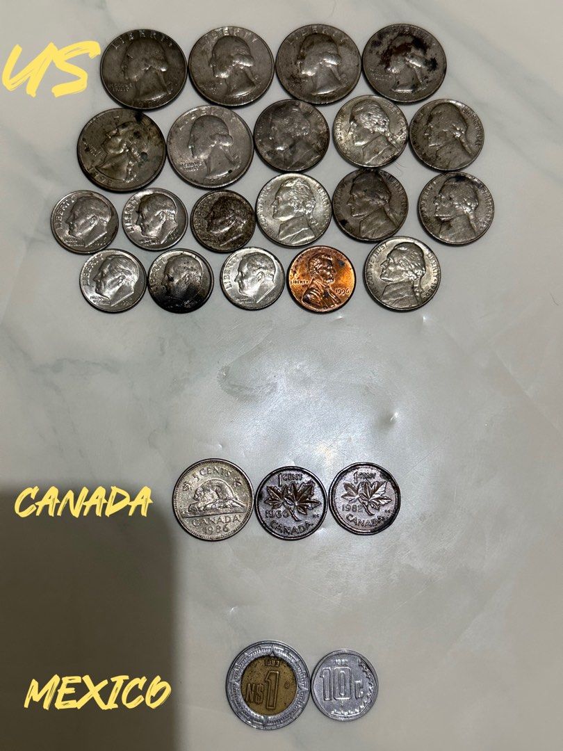 Selling Old coins from different countries (Category: Currency) located in Manila. Submitted by larkspurshopp (Listing ID 1460746959, Image 1). Description: Selling old coins frkm different countries. Just browse yhe pictures. Message me for more pictures. From 40s-80s Offer your buying price..