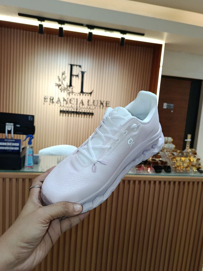 ON Cloudtilt Running Shoes - Pink (OEM) (Category: Sneakers) located in Bulacan. Submitted by francia.luxe_237 (Listing ID 1460760787, Image 3). Description: - OEM ON Cloudtilt running shoes - Super comfy and lightweight - Great for everyday wear or hitting the gym - Unique sole design offers excellent cushioning - Selling because they're not my usual style.