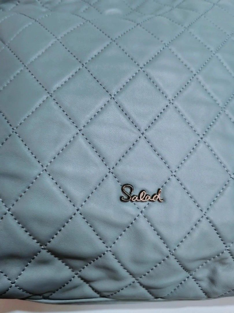 Original Salad Quilted Leather Bow Shoulder Bag (Category: Shoulder Bags) located in Caloocan City. Submitted by secondhand_shop2 (Listing ID 1460745798, Image 2). Description: Sale! Almost new Original SALAD Medium size Pure genuine leather ykk zippers 📌First to pay!.