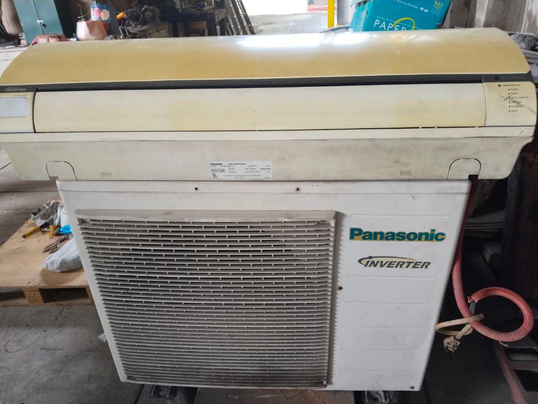 Panasonic Inverter Air Conditioner (Category: Air Conditioning and Heating) located in Manila. Submitted by ellie.ellie1 (Listing ID 1460805852, Image 1). Description: - Panasonic Inverter Air Conditioner Set Split Type, 2.0HP - Includes both Indoor and Outdoor Units - Good Working Condition - Selling As Is - Feel free to ask questions.