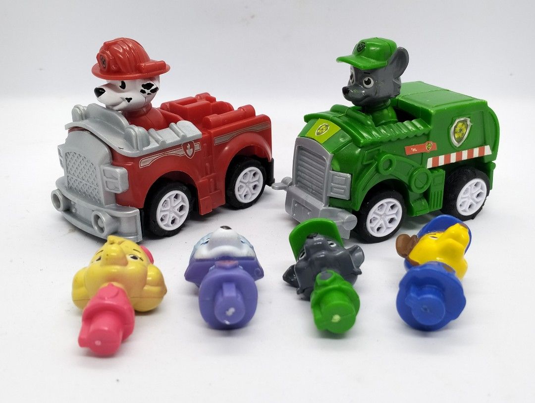 Paw Patrol Set (Category: Kids Toys) located in Baguio. Submitted by toys_of_yesteryear (Listing ID 1460737873, Image 2). Description: LOCATION: Baguio City PRICE: posted + sf DESCRIPTION: 👉 No markings Paw Patrol set - 2 x car - 6 x mini figures Detachable & interchangeable mini figures. Hard plastic material. Car suze is approx 3.5 inches long. CONDITION: 👉 Used, no flaws 👉 Item description is subjective so buyers are encouraged to rely on t