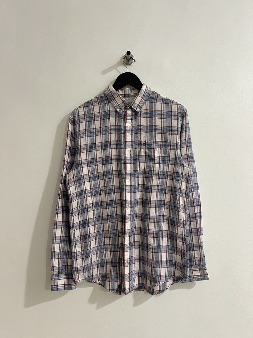 Penguin Plaid Polo Longsleeve (Authentic) (Category: Formal Shirts) located in Iligan City. Submitted by wenologgyy (Listing ID 1460895599, Image 1). Description: Penguin Plaid Checkered Polo Longsleeve (Authentic) •(Excellent Condition) •(Issue: ) • (Size Medium on tag) (21.5x30) 💰₱ 488.