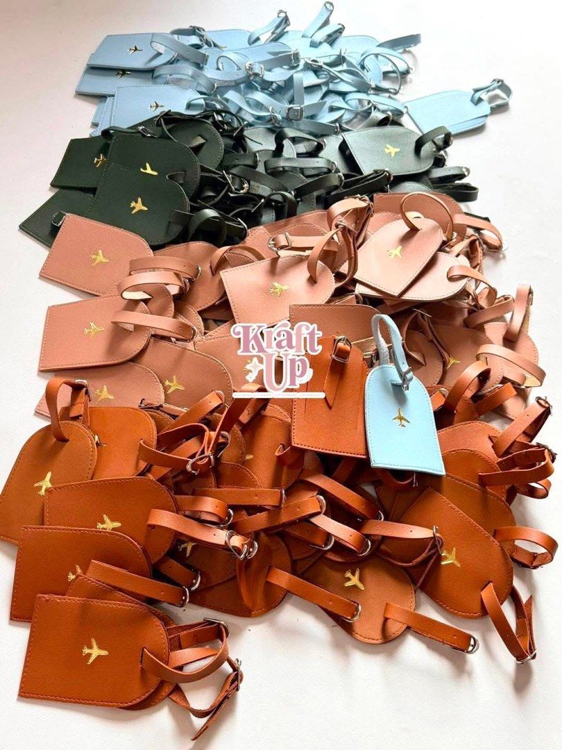 Personalize Leather Gifts (Category: Handmade Craft) located in Manila. Submitted by khrizeller (Listing ID 1460919815, Image 2). Description: A beautiful collection of personalized leather Christening gift sets and personalized Luggage Tags is on its way to Italy! 🇮🇹✨ Thoughtfully crafted for a special celebration, each set is personalized to create meaningful keepsakes for family, godparents, and loved ones. 📩 We customize leather gifts for: