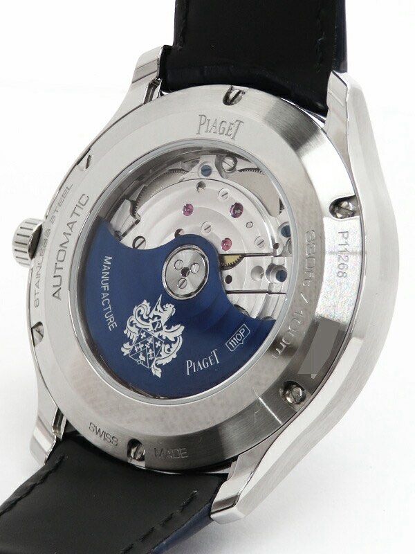 Piaget 'Polo Date' G0A43001 Men's Automatic Watch (Category: Luxury Watches) located in Las Pinas. Submitted by daisuki_japan_luxury_by_reiko (Listing ID 1460840174, Image 3). Description: Name Polo Date Model number G0A43001 year model not clear type Men's color blue kinds Automatic winding watch Day difference (flat) +6 seconds (may vary depending on usage) Material Case: Stainless steel Band: Leather/Rubber (Genuine) Buckle: Stainless steel (G