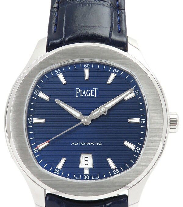 Piaget 'Polo Date' G0A43001 Men's Automatic Watch (Category: Luxury Watches) located in Las Pinas. Submitted by daisuki_japan_luxury_by_reiko (Listing ID 1460840174, Image 1). Description: Name Polo Date Model number G0A43001 year model not clear type Men's color blue kinds Automatic winding watch Day difference (flat) +6 seconds (may vary depending on usage) Material Case: Stainless steel Band: Leather/Rubber (Genuine) Buckle: Stainless steel (G