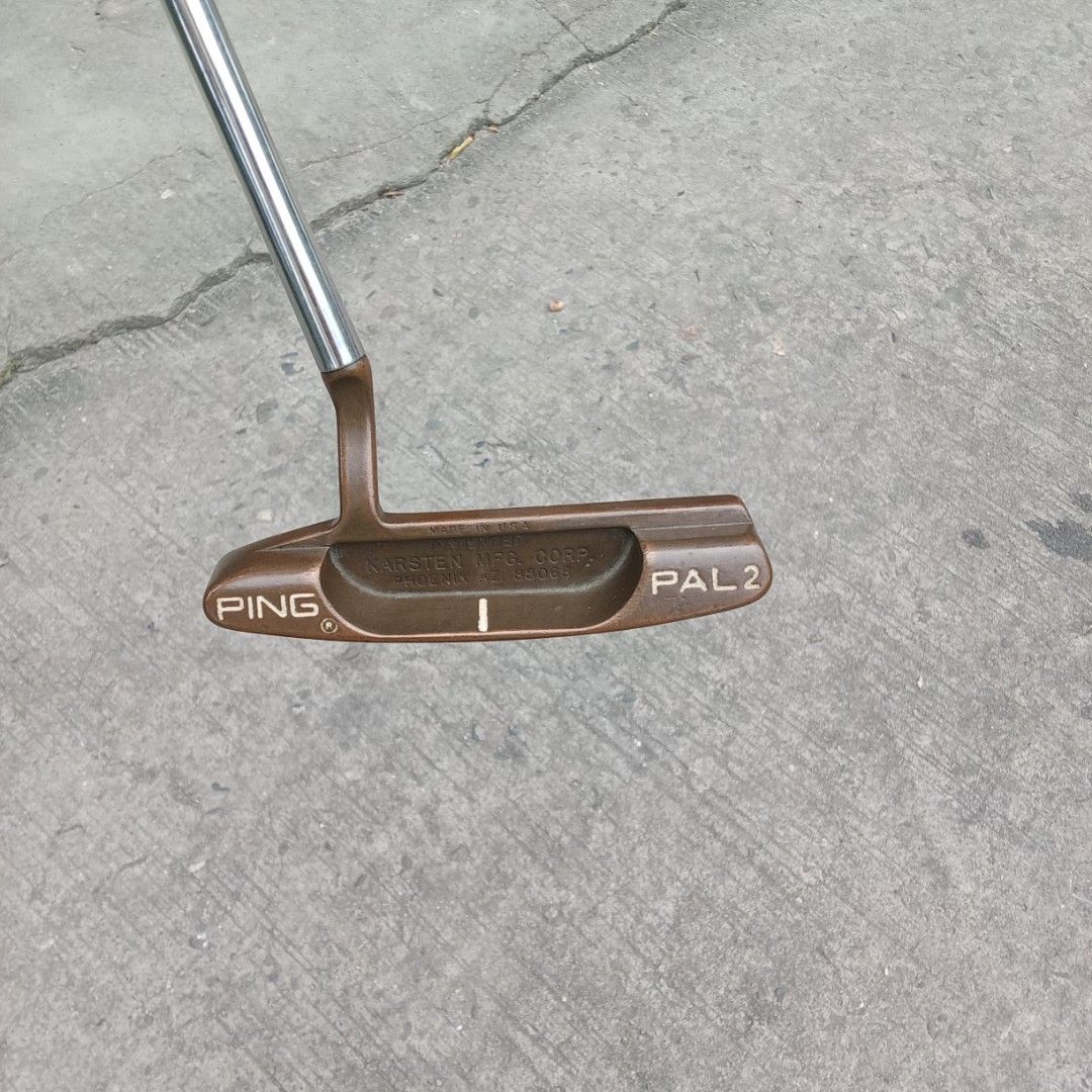 PING Pal 2 BeCu golf putter made from beryllium copper. RH, (Category: Golf) located in San Pedro. Submitted by trisheljas_japansurplus (Listing ID 1460871713, Image 1). Description: 📍For Sale📍 PING Pal 2 BeCu golf putter made from beryllium copper. Steel shaft ping Golf grip Right handed Design: Traditional blade style with a cavity back and alignment line location 📍 Filinvest Homesite barangay bagong silang san pedro laguna 📍.