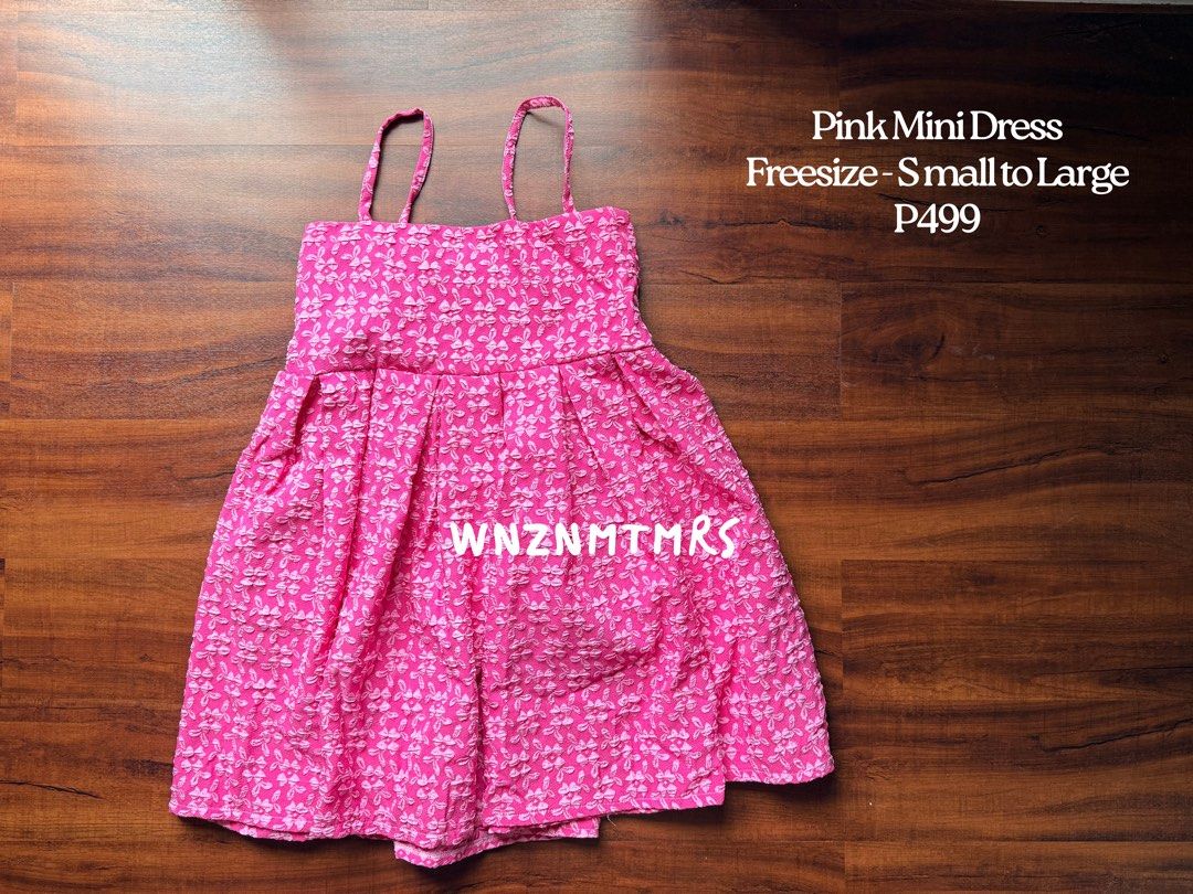 Pink Floral Dress (Category: Dresses) located in Pasay City. Submitted by wnznmtmrs (Listing ID 1460869411, Image 1). Description: .