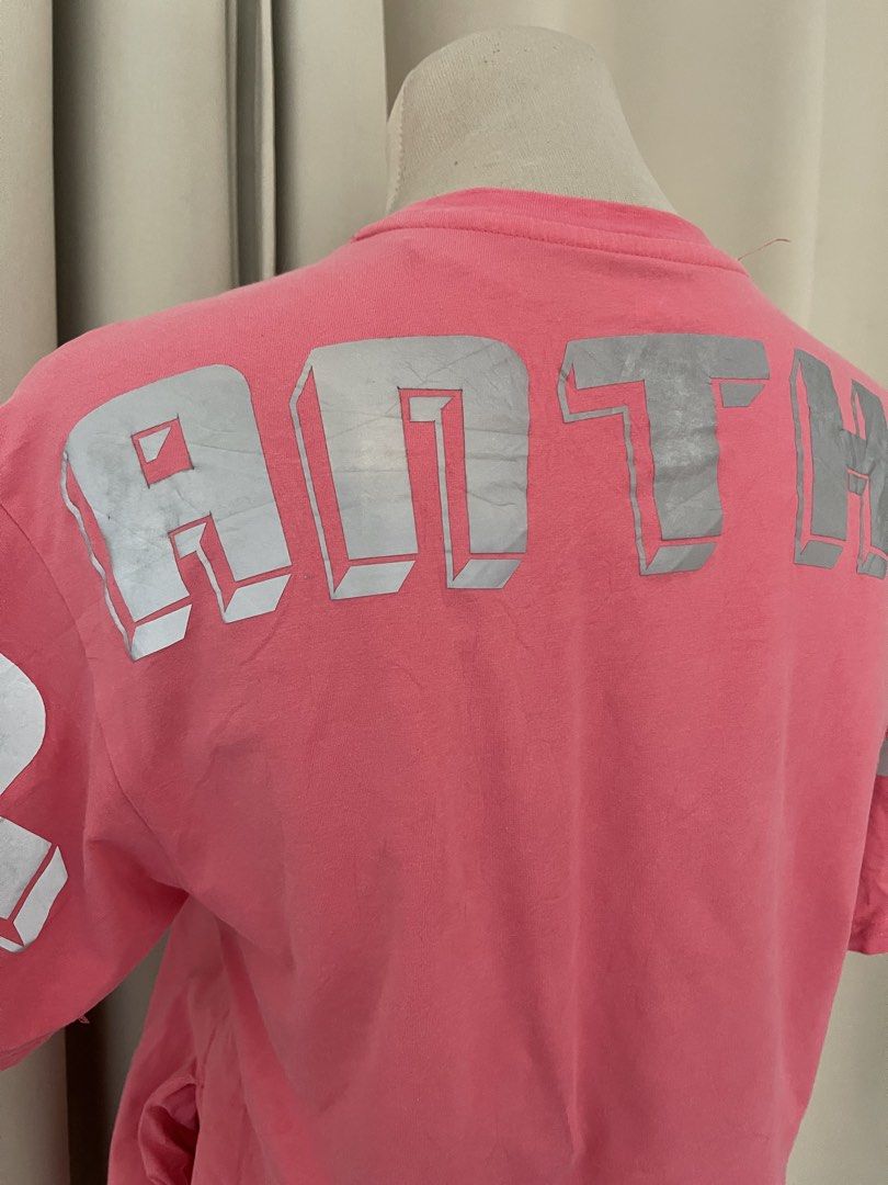 Pink Panther merch (Category: Shirts) located in Cainta. Submitted by zlove111 (Listing ID 1460718730, Image 3). Description: - Bright pink t-shirt - "PINK" graphic on the front - "pANTHer in large silver lettering on the - Ideal for casual wear pwede sa kids 10-12 adult medium reflectorized details .