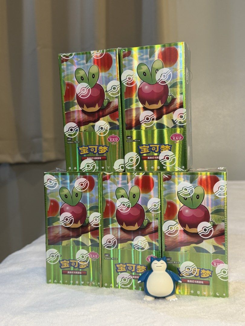 Pokemon Gem Pack Vol 6 (Category: Card Packs) located in Cebu City. Submitted by ikibai (Listing ID 1460756174, Image 1). Description: Pokemon Gem Pack Volume 6 CN Chase chinese exclusive applin 📍Cebu City.