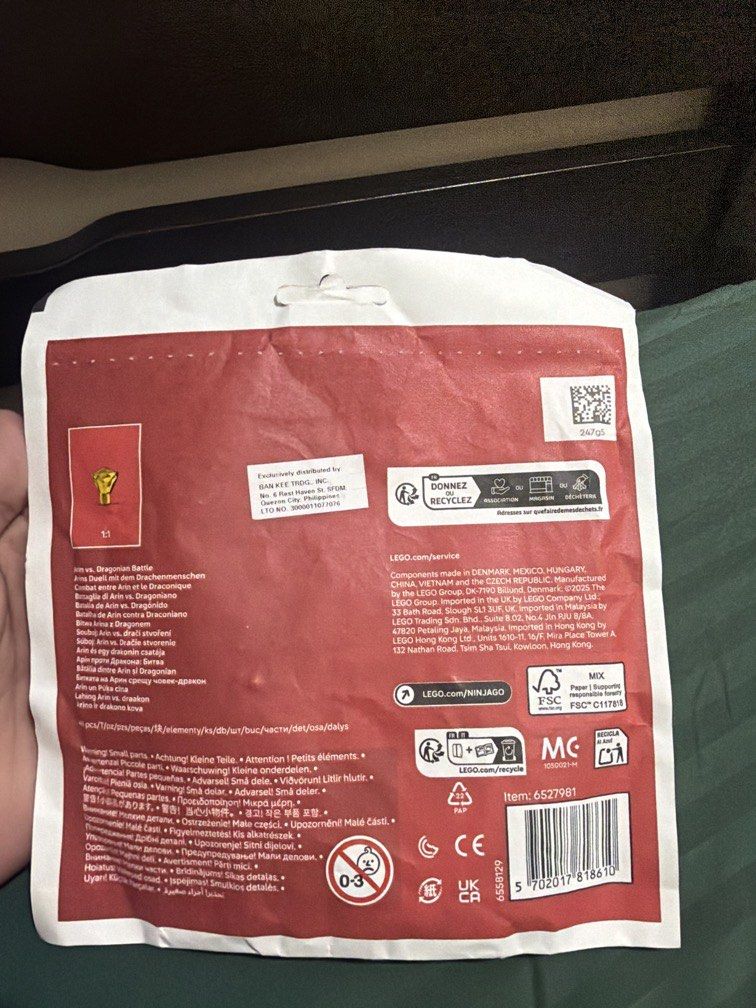 Polybag lego ninjago (Category: Lego & Building Sets) located in Manila. Submitted by thriftykoldong (Listing ID 1460841822, Image 2). Description: .