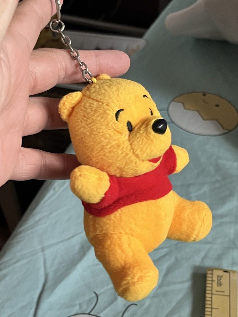 Pooh bag charm #p8 (Category: Character Goods) located in Paranaque City. Submitted by bonsaiart (Listing ID 1460806480, Image 2). Description: Pre owned Good condition 375+sf via GCASH or paymaya No to meetup No to cop / cod Shipping via j&t only No breaking of set or bundle.