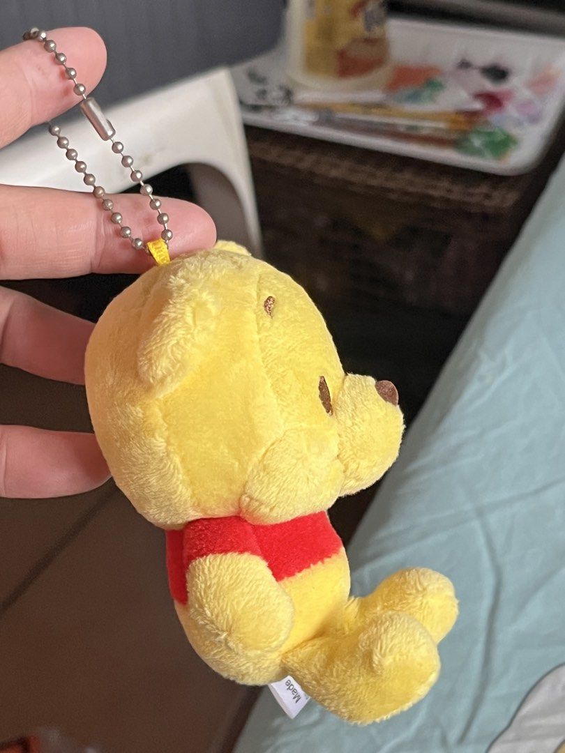 Pooh bag charm (#p9) (Category: Character Goods) located in Paranaque City. Submitted by bonsaiart (Listing ID 1460808301, Image 2). Description: Pre owned Good condition 300+sf via GCASH or paymaya No to meetup No to cop / cod Shipping via j&t only No breaking of set or bundle.