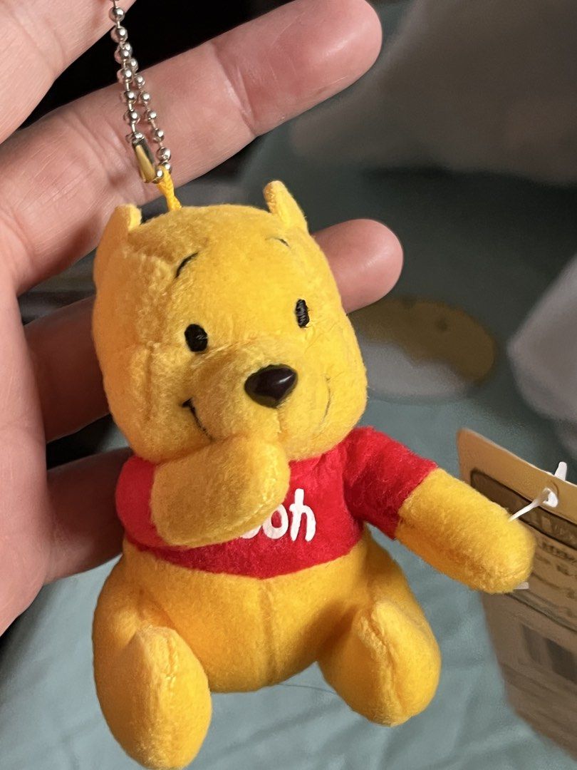 Pooh bag charm (set#4) (Category: Character Goods) located in Paranaque City. Submitted by bonsaiart (Listing ID 1460794036, Image 3). Description: Pre owned Good condition Selling as set 475+sf via GCASH or paymaya No to meetup No to cop / cod Shipping via j&t only No breaking of set or bundle.
