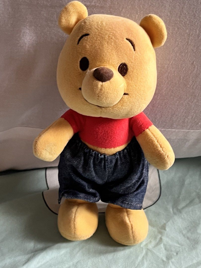 Pooh standing #p22 (Category: Designer & Blind Box Toys) located in Paranaque City. Submitted by bonsaiart (Listing ID 1460824486, Image 1). Description: Pre owned Good condition 395+sf via GCASH or paymaya No to meetup No to cop / cod Shipping via j&t only No breaking of set or bundle.