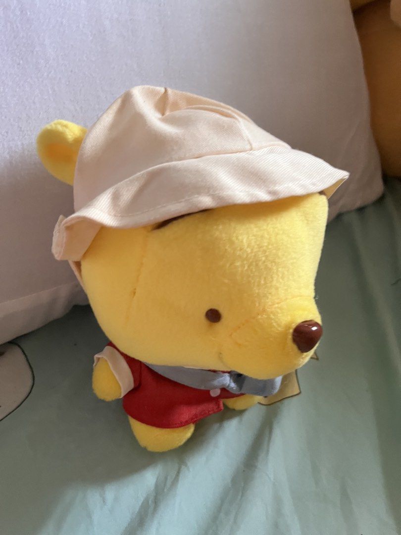 Pooh w hat and sling #p10 (Category: Character Goods) located in Paranaque City. Submitted by bonsaiart (Listing ID 1460816832, Image 2). Description: Brandnew 650+sf via GCASH or paymaya No to meetup No to cop / cod Shipping via j&t only No breaking of set or bundle.