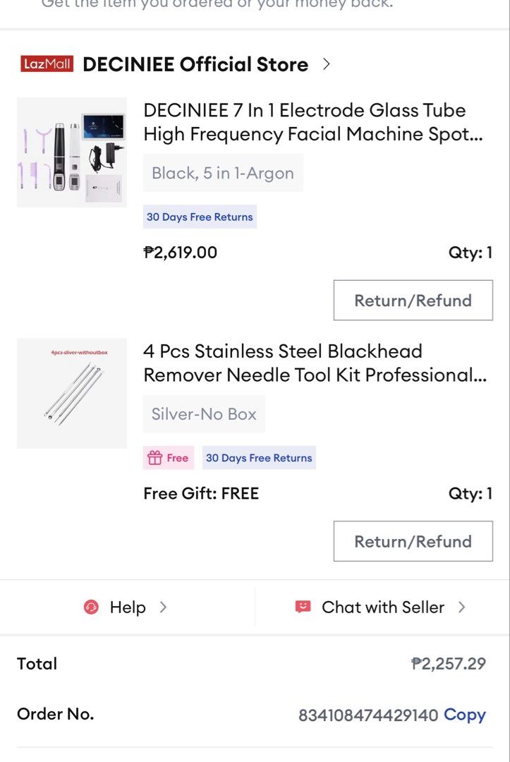 Portable High Frequency Wand (Category: Face Care) located in Makati City. Submitted by dionne060 (Listing ID 1460864646, Image 2). Description: Frequency wand with 3 attachments Bought from lza Like new pa and may plastic seal pa ung screen RFS: decluttering Great for acne care with comb attachment for your scalp.