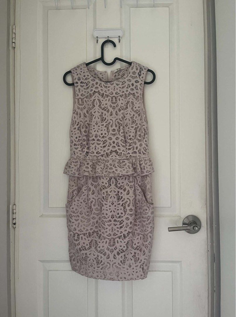 Prada Cream Beige Lace Shift Dress (Category: Luxury Apparel) located in Muntinlupa City. Submitted by thevintageeditbyashley (Listing ID 1460735432, Image 1). Description: -Size is small, fits up to medium -No flaws, authentic and complete with tags! -Rose Gold, Casual, Preppy, Business Casual, Office Siren, Office wear, Luxury, Old Money, Quiet Luxury, Clean Girl, It Girl, Parisian, European, Designer, Cocktail, Date Night, Runway, Editorial, S