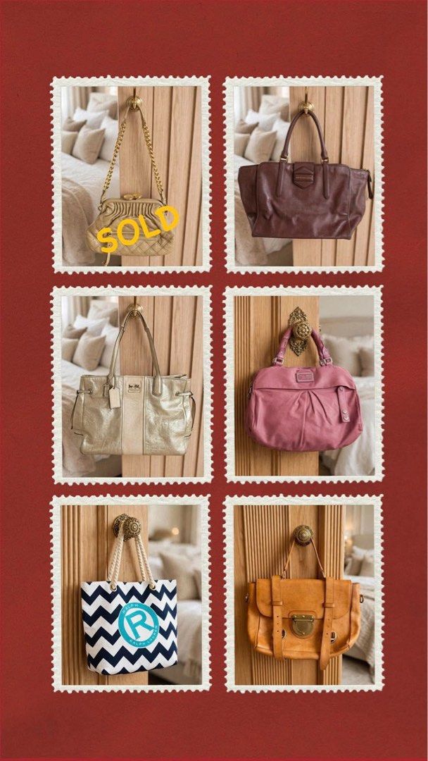 Preloved Authentic Bags (Category: Luxury Bags & Wallets) located in Lipa City. Submitted by sweetnothingsmd (Listing ID 1460718057, Image 1). Description: Decluttering bags, pls PM for more inquiries. Thanks ☺️.