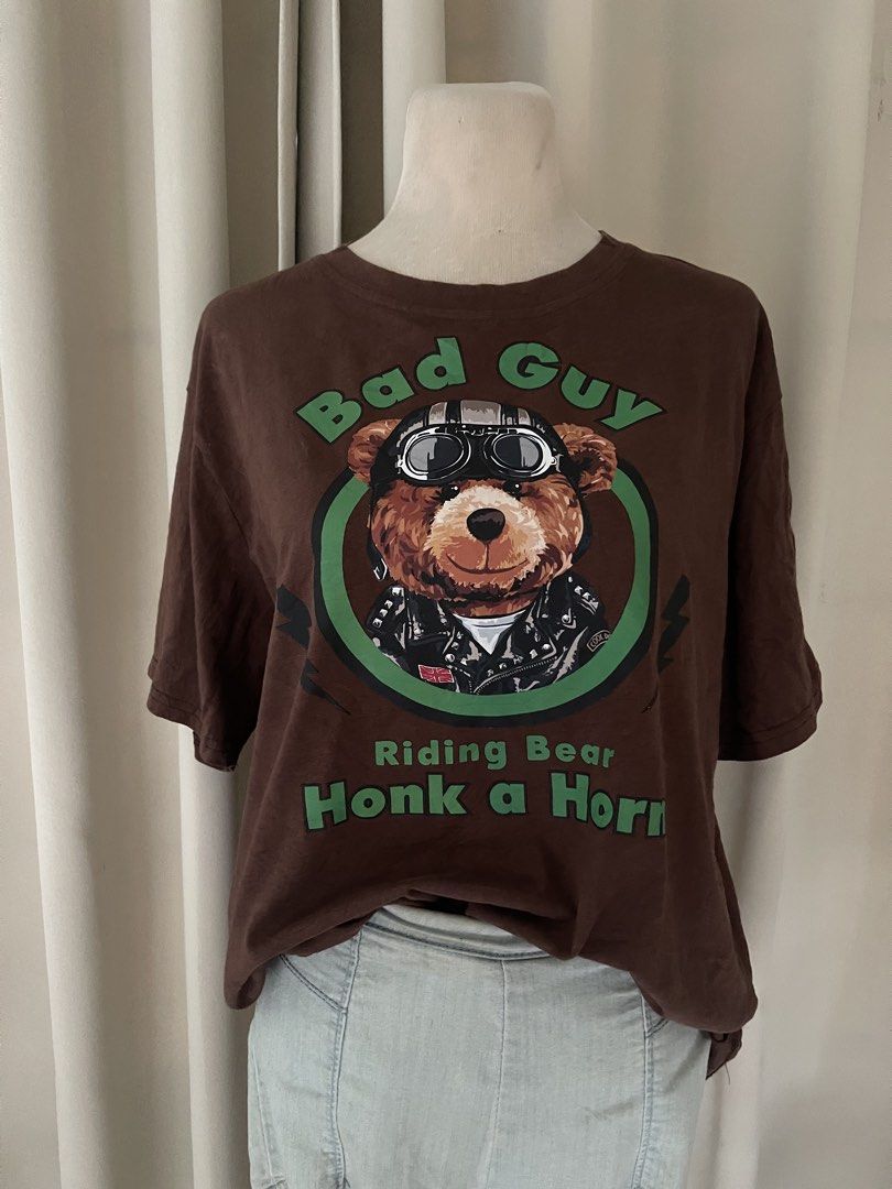 premium brown bear (Category: Shirts) located in Cainta. Submitted by zlove111 (Listing ID 1460719932, Image 3). Description: xl 22" cotton no issue .
