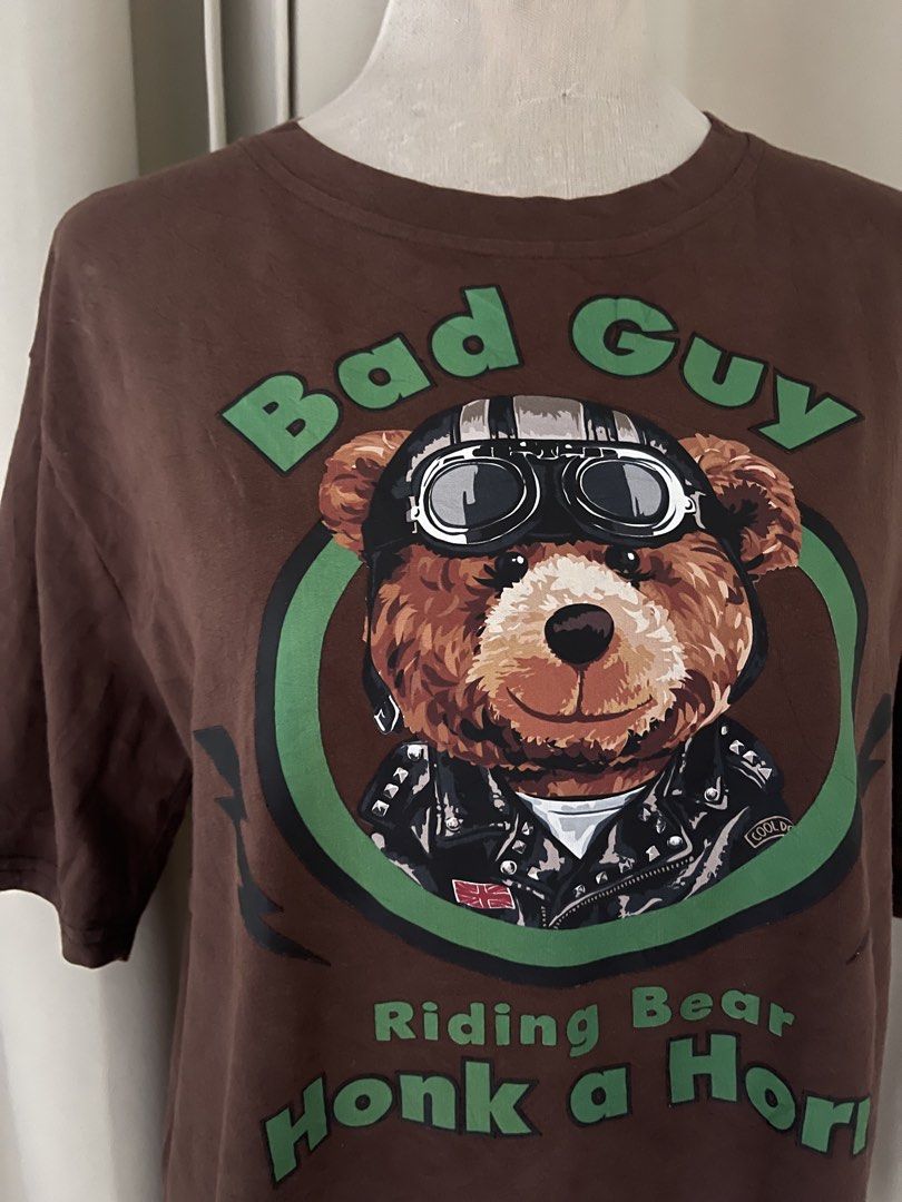 premium brown bear (Category: Shirts) located in Cainta. Submitted by zlove111 (Listing ID 1460719932, Image 1). Description: xl 22" cotton no issue .
