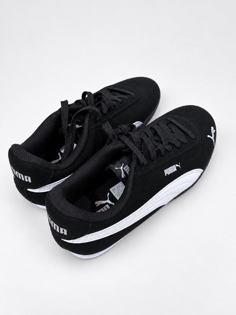 Puma Speedcat Black & White Sneakers (Category: Sneakers) located in Manila. Submitted by zzzzz_88 (Listing ID 1460796919, Image 2). Description: * Authentic * Bought from the US * Black with white Puma * Comfortable padded interior * Never used yet .