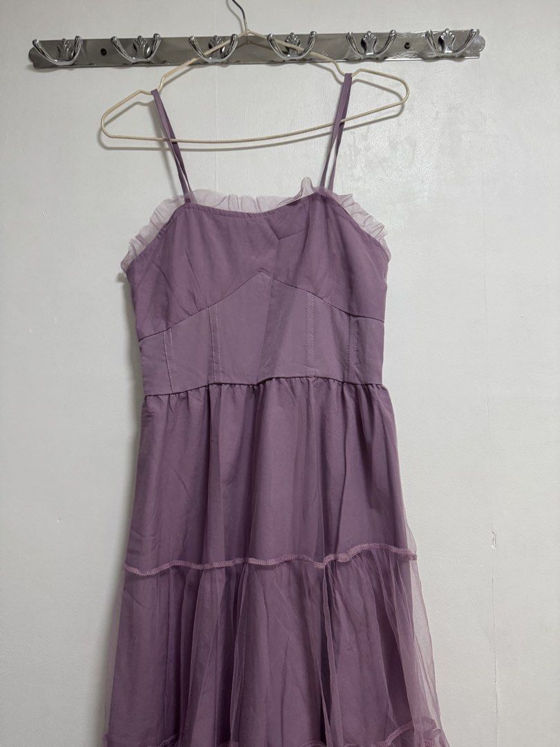 Purple Mesh Midi Dress (Category: Dresses) located in Manila. Submitted by dejunk.mnl (Listing ID 1460896070, Image 3). Description: .