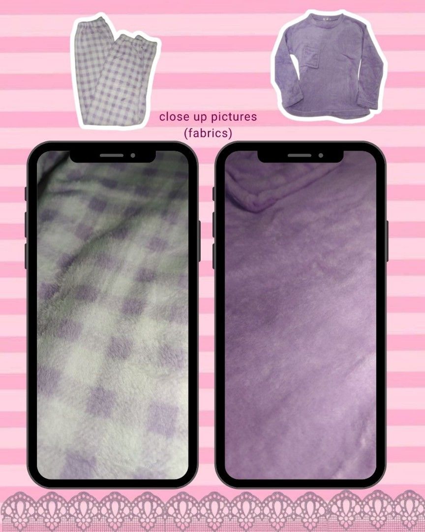 Purple Plaid Pajamas Set (M-L) (Category: Sets or Coordinates) located in San Juan City. Submitted by chanellycloe (Listing ID 1460863326, Image 3). Description: Brand: N/A Color: Purple/White Style: Pajamas Price: 189 📏Measurements: M-L Mode of Payment: 💙GCash Mode of Delivery: 🧡Lalamove.