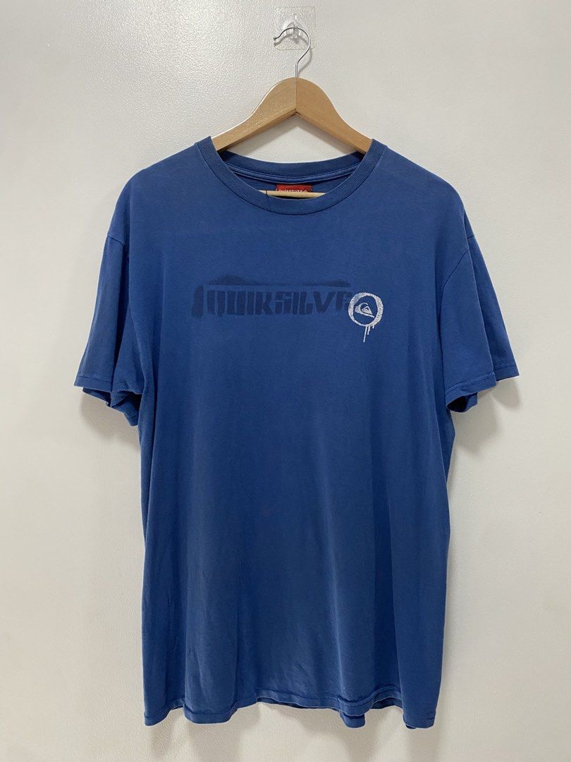 Quiksilver Blue T-shirt Medium (Category: Tshirts & Polo Shirts ) located in Taguig. Submitted by jhayarpuen15676 (Listing ID 1460821634, Image 1). Description: - Blue Quiksilver T-shirt - Size: Medium - Material: 100% Cotton - Origin: Made in Mexico - Design: Quiksilver logo on front and back - Ideal for: Casual wear - Dimes 22x28.5.