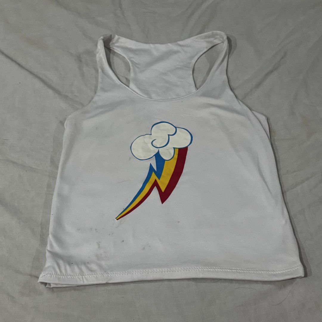 rainbowdash cutie mark mlp white tank top (Category: Others Tops) located in Quezon City. Submitted by maxmaybe (Listing ID 1460825703, Image 2). Description: .