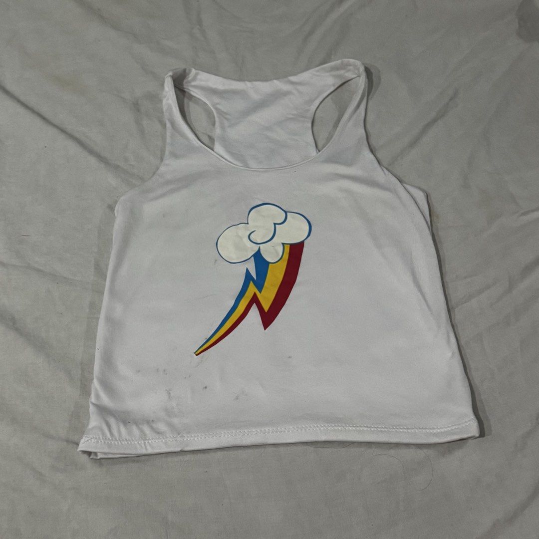 rainbowdash cutie mark mlp white tank top (Category: Others Tops) located in Quezon City. Submitted by maxmaybe (Listing ID 1460825703, Image 1). Description: .