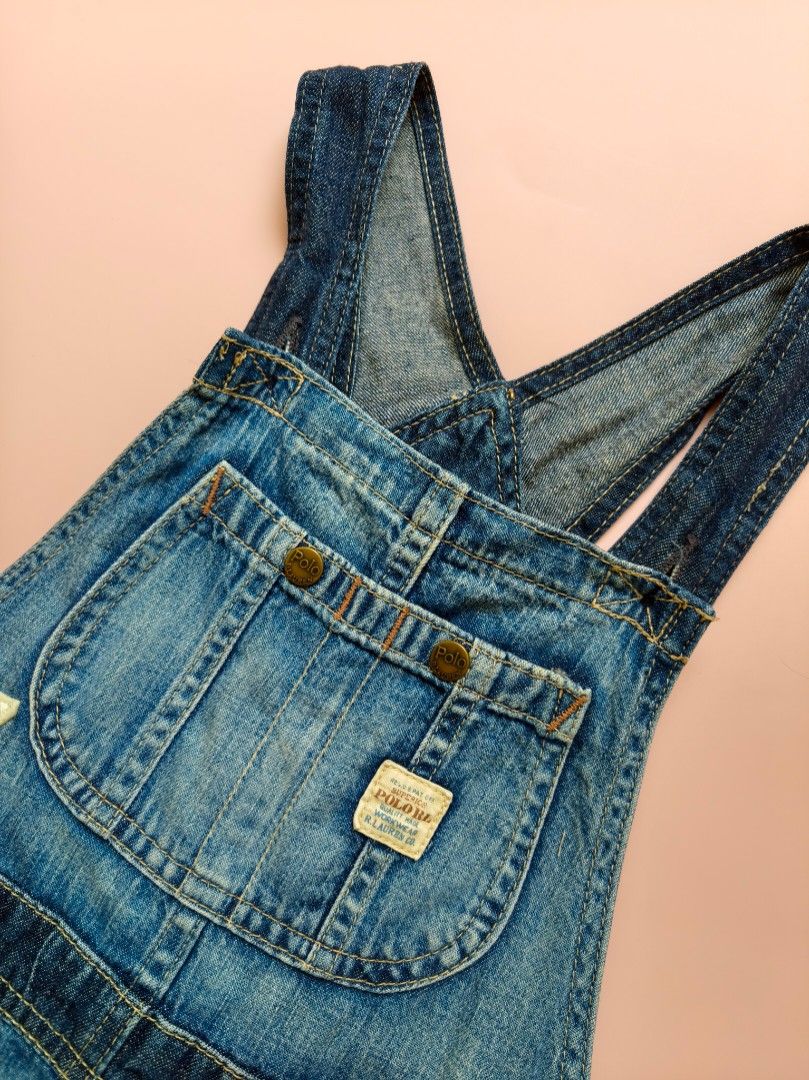 Ralph Lauren bear denim overalls 5yo (Category: Babies & Kids Fashion) located in Cebu City. Submitted by little_mush.room (Listing ID 1460920722, Image 3). Description: preloved RL denim jumper skirt size : 5yo .