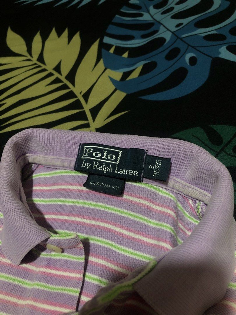 Ralph Lauren pink striped polo (Category: Tshirts & Polo Shirts ) located in Cebu City. Submitted by thrifted_y2k (Listing ID 1460903949, Image 2). Description: 17 inches-chest 25 inches-length 📍 Color may vary due to Lighting 📍 Strictly no Return Policy 📍 Customer will handle the shipping fee 📍 Authenticity is not Guaranteed 📍 payment 1st policy Lastly please manage your expectation since the items are ukay/thrift/preloved. PARCEL CARRIER (